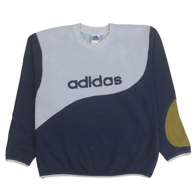 Adidas 90's Spellout Crew Neck Sweatshirt XLarge Grey sold by Vintage Club