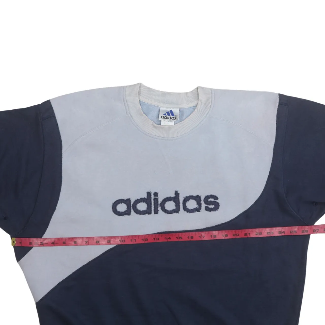 Adidas 90's Spellout Crew Neck Sweatshirt XLarge Grey sold by Vintage Club product image thumbnail 5