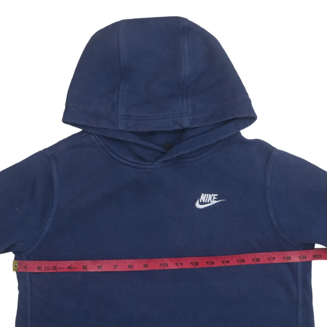 Nike 90's Swoosh Pullover Hoodie XLarge Navy Blue sold by Vintage Club product image thumbnail 5