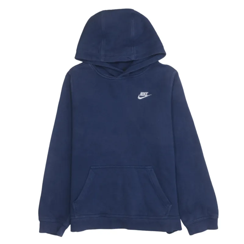 Nike 90's Swoosh Pullover Hoodie XLarge Navy Blue sold by Vintage Club