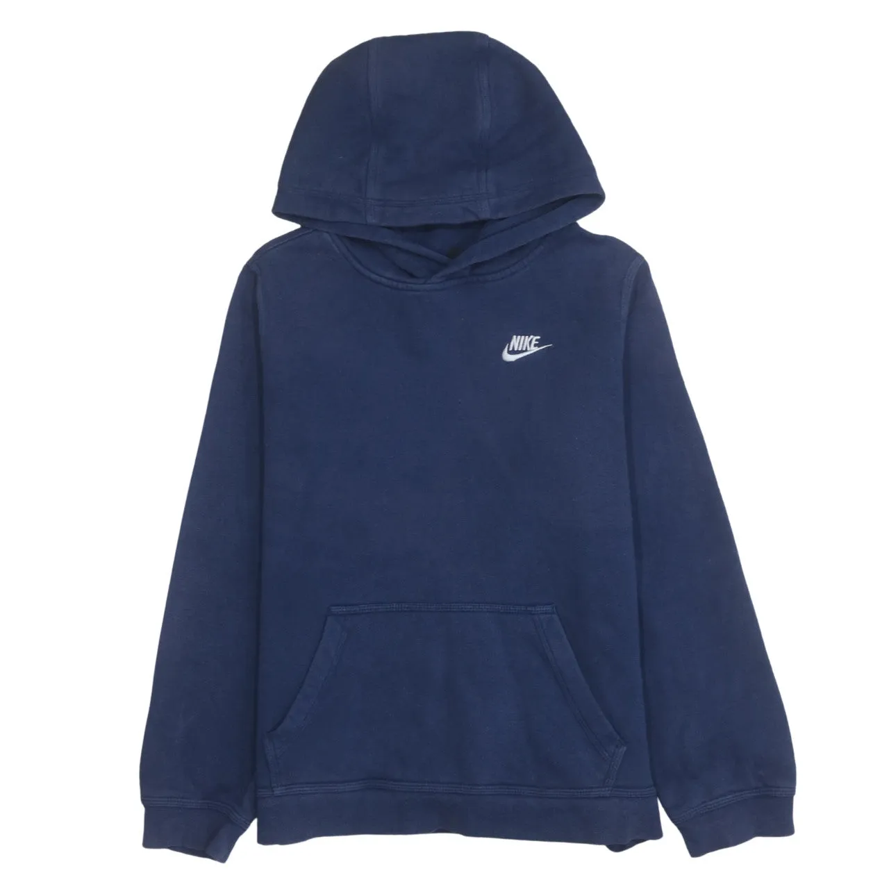 Nike 90's Swoosh Pullover Hoodie XLarge Navy Blue sold by Vintage Club