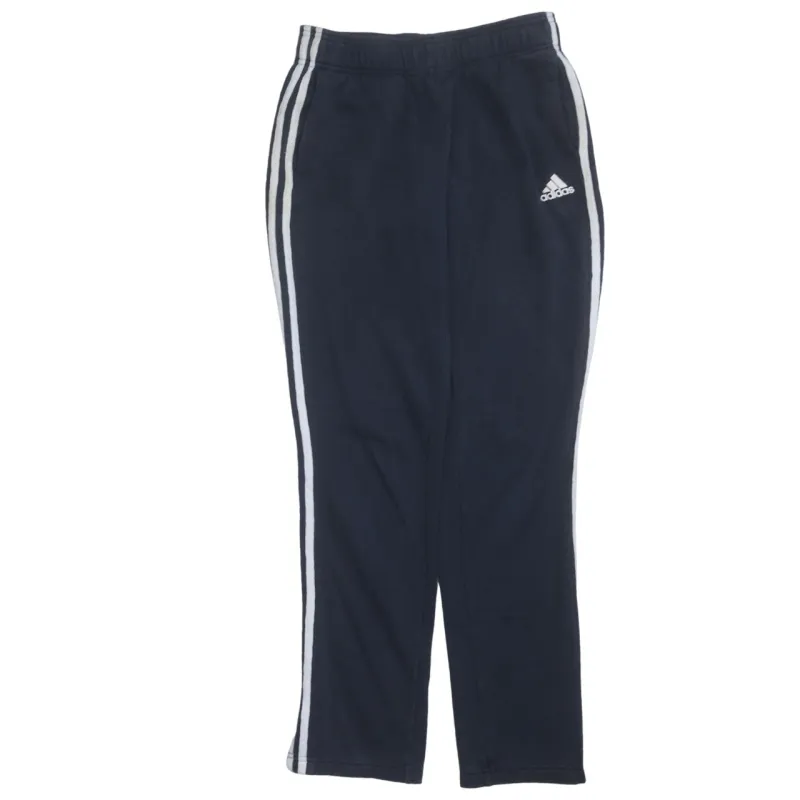 Adidas 90's 3 Stripes Casual Joggers / Sweatpants Small Navy Blue sold by Vintage Club