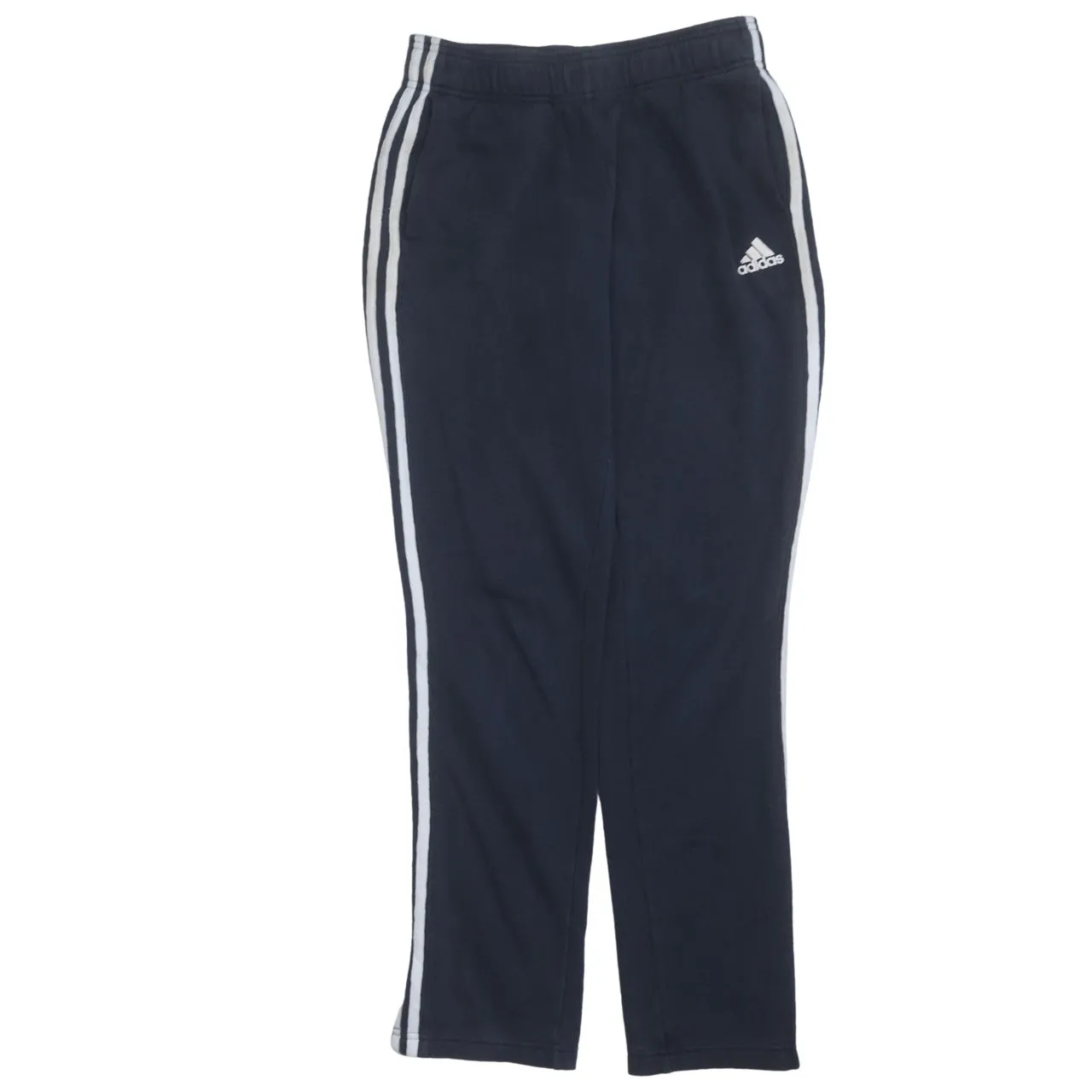 Adidas 90's 3 Stripes Casual Joggers / Sweatpants Small Navy Blue sold by Vintage Club
