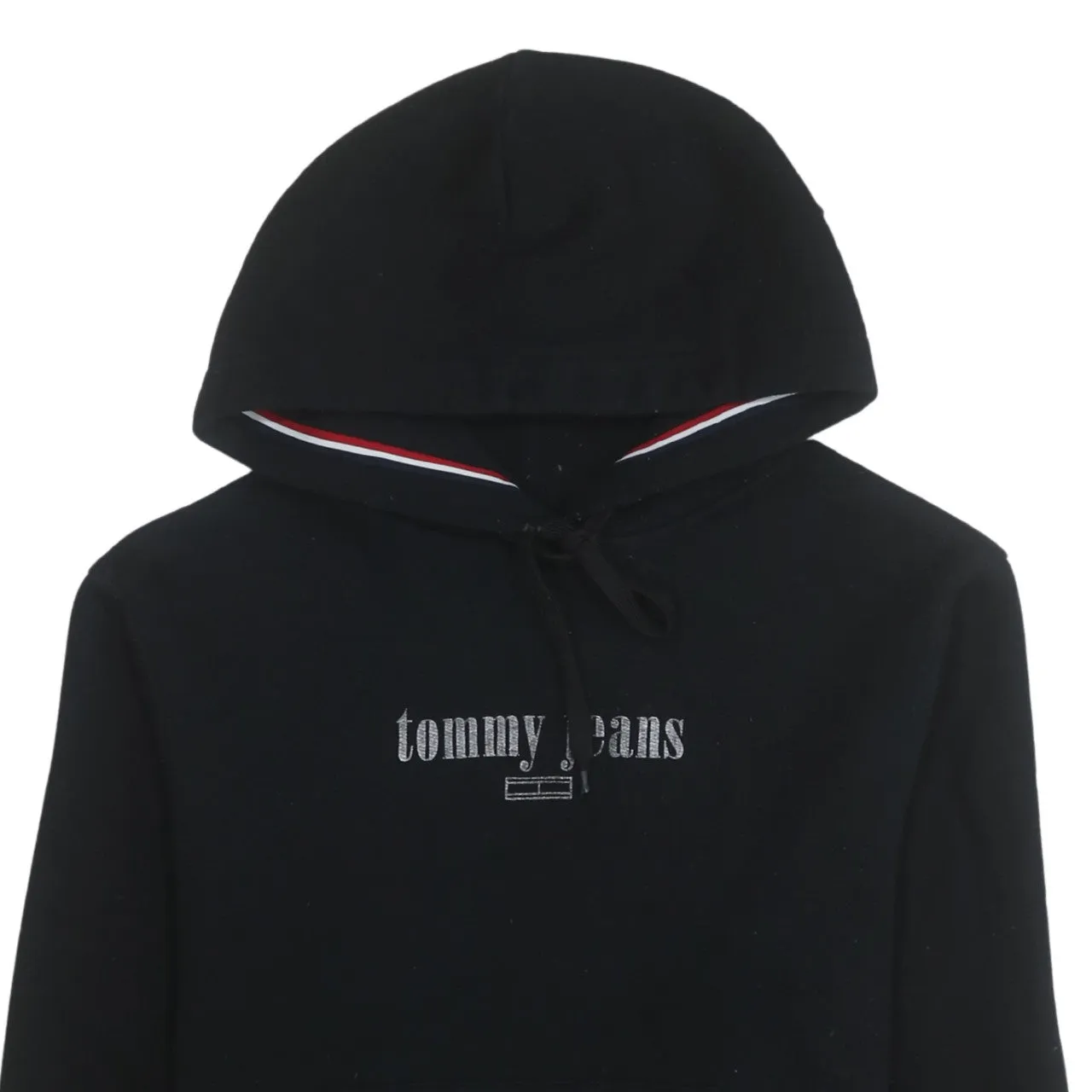 Tommy Jeans 90's Spellout Pullover Hoodie Small Black sold by Vintage Club product image thumbnail 3