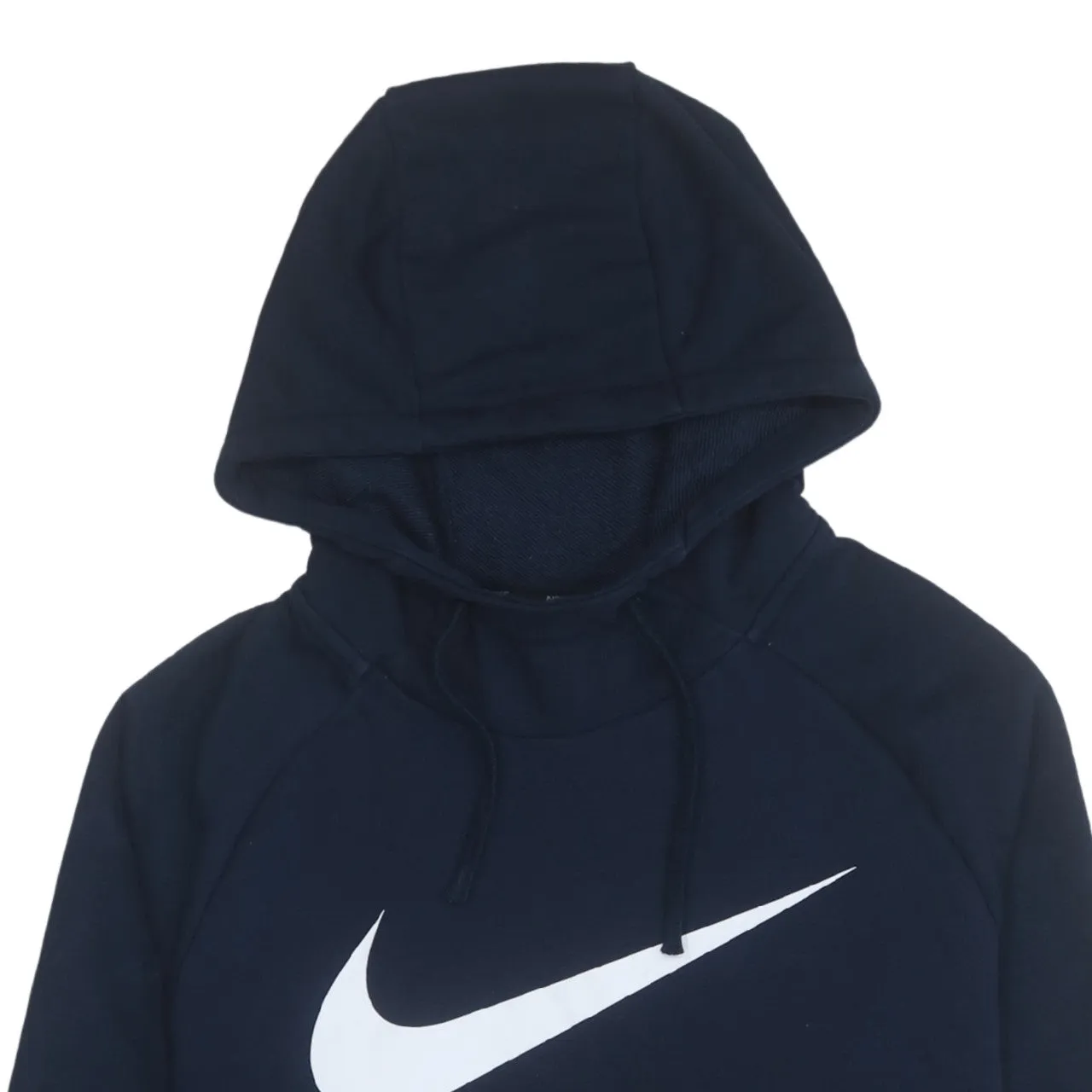Nike 90's Center Middle Swoosh Pullover Hoodie Medium Navy Blue sold by Vintage Club product image thumbnail 3