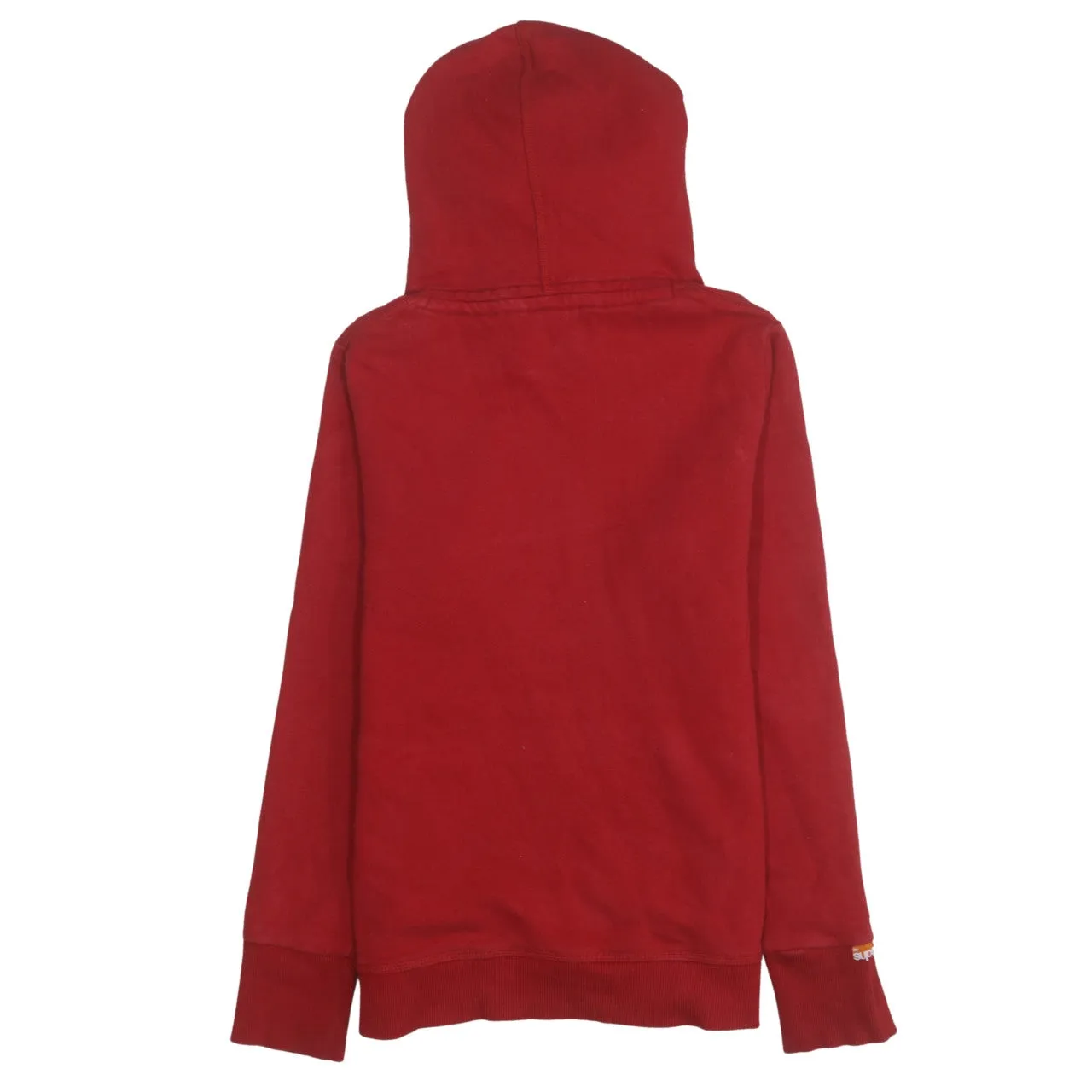 Super Dry 90's Drawstring Pockets Pullover Hoodie Medium Red sold by Vintage Club product image thumbnail 2