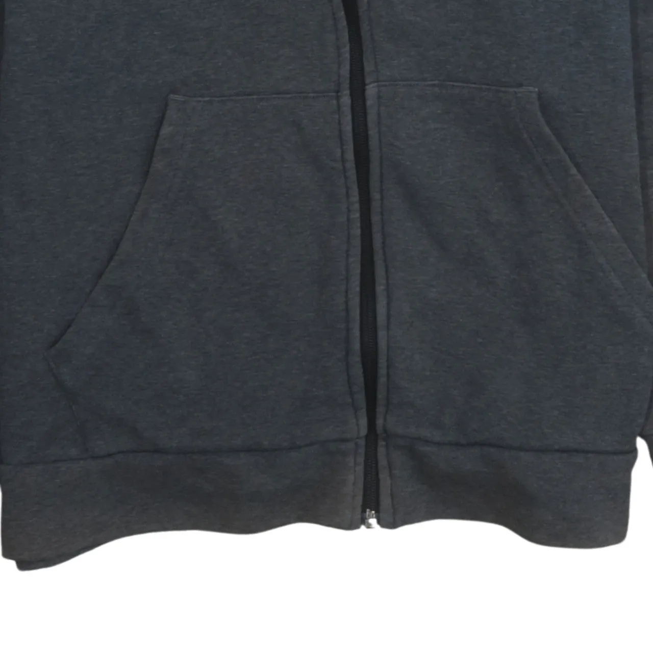 Adidas 90's Striped Sleeve Full Zip Up Hoodie Medium Grey sold by Vintage Club product image thumbnail 4