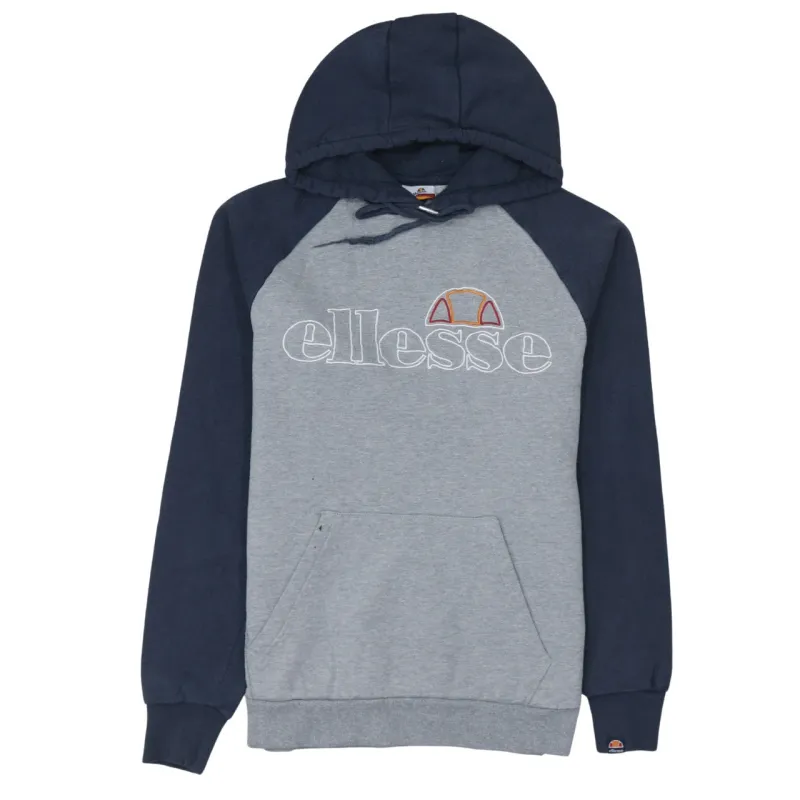 Ellesse 90's Spellout Pullover Hoodie Medium Grey sold by Vintage Club