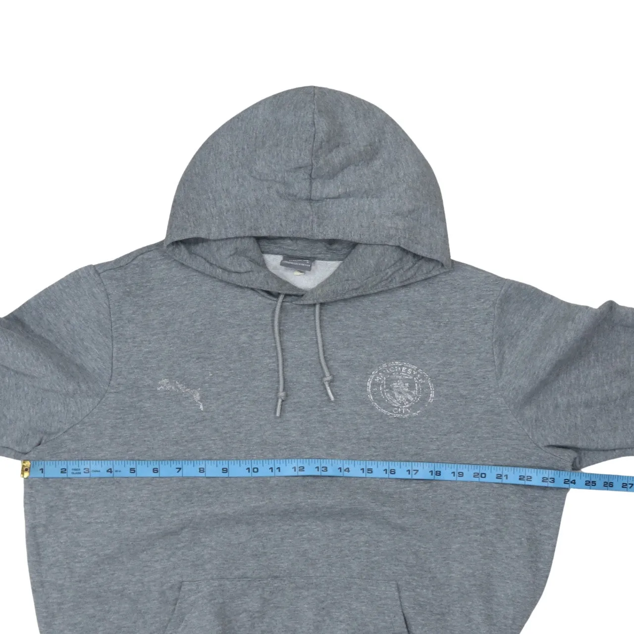 Puma 90's Drawstring Pockets Pullover Hoodie Medium Grey sold by Vintage Club product image thumbnail 5