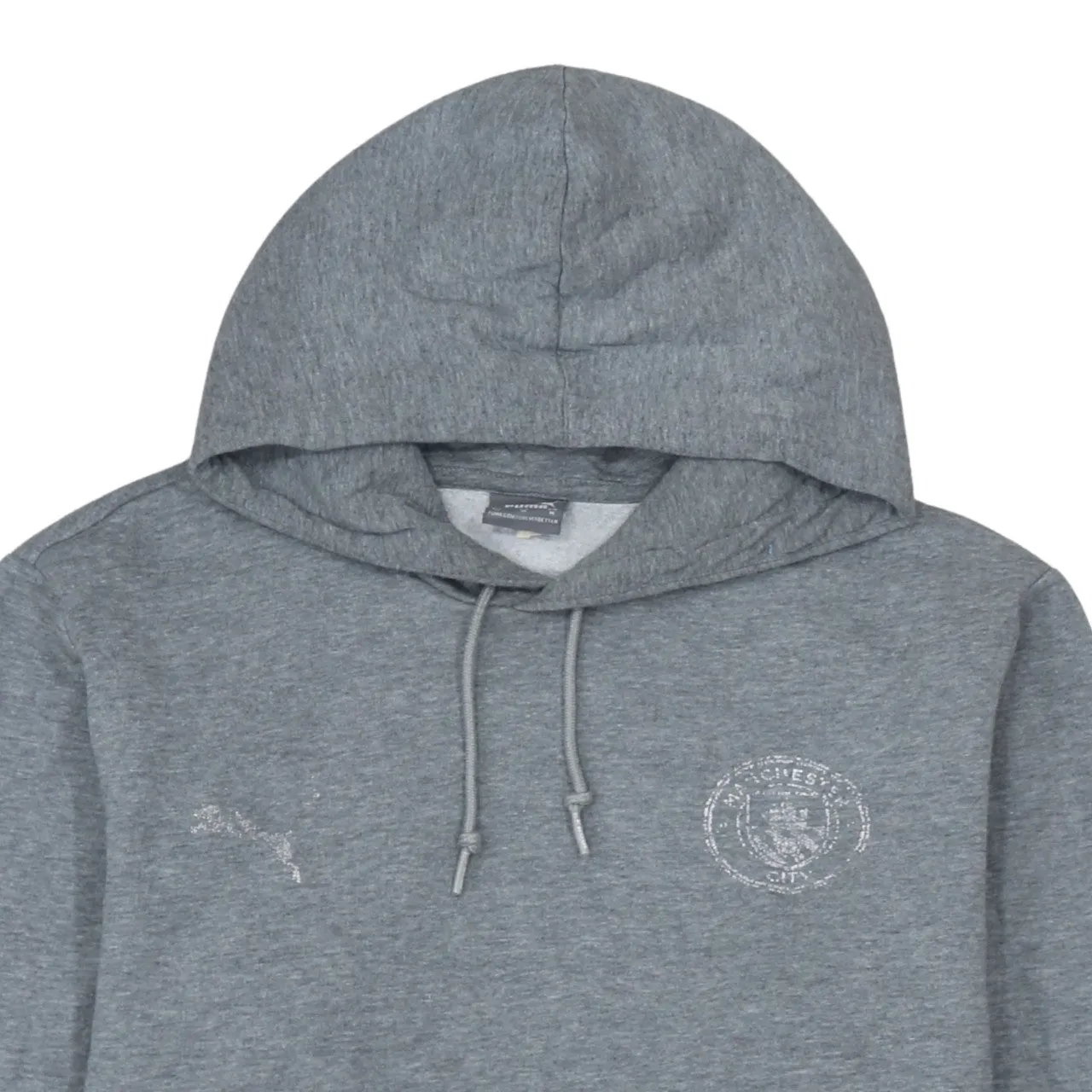 Puma 90's Drawstring Pockets Pullover Hoodie Medium Grey sold by Vintage Club product image thumbnail 3