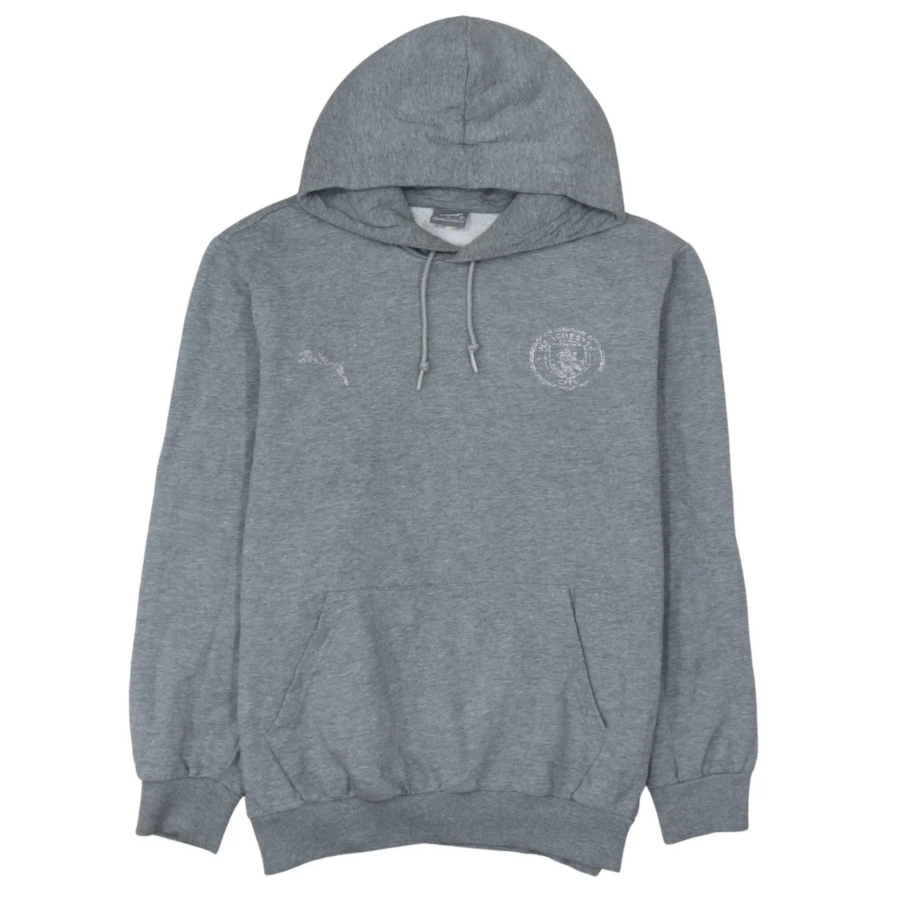 Puma 90's Drawstring Pockets Pullover Hoodie Medium Grey sold by Vintage Club