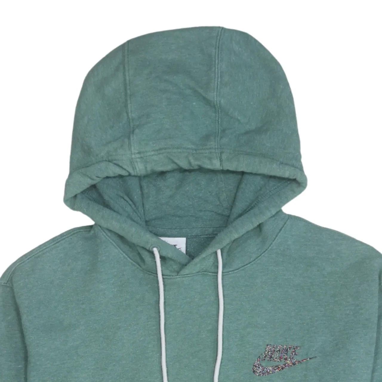 Nike 90's Swoosh Pullover Hoodie Small Green sold by Vintage Club product image thumbnail 3