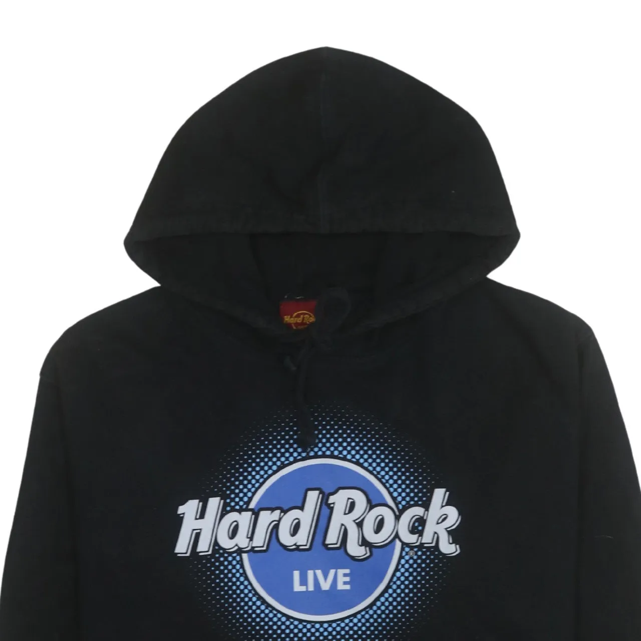 Hard Rock Cafe 90's Spellout Pullover Hoodie Medium Black sold by Vintage Club product image thumbnail 3