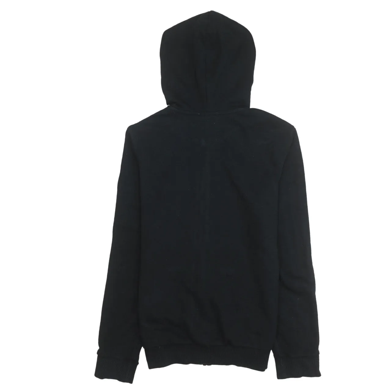 Adidas 90's Striped Sleeve Full Zip Up Hoodie Small Black sold by Vintage Club product image thumbnail 2