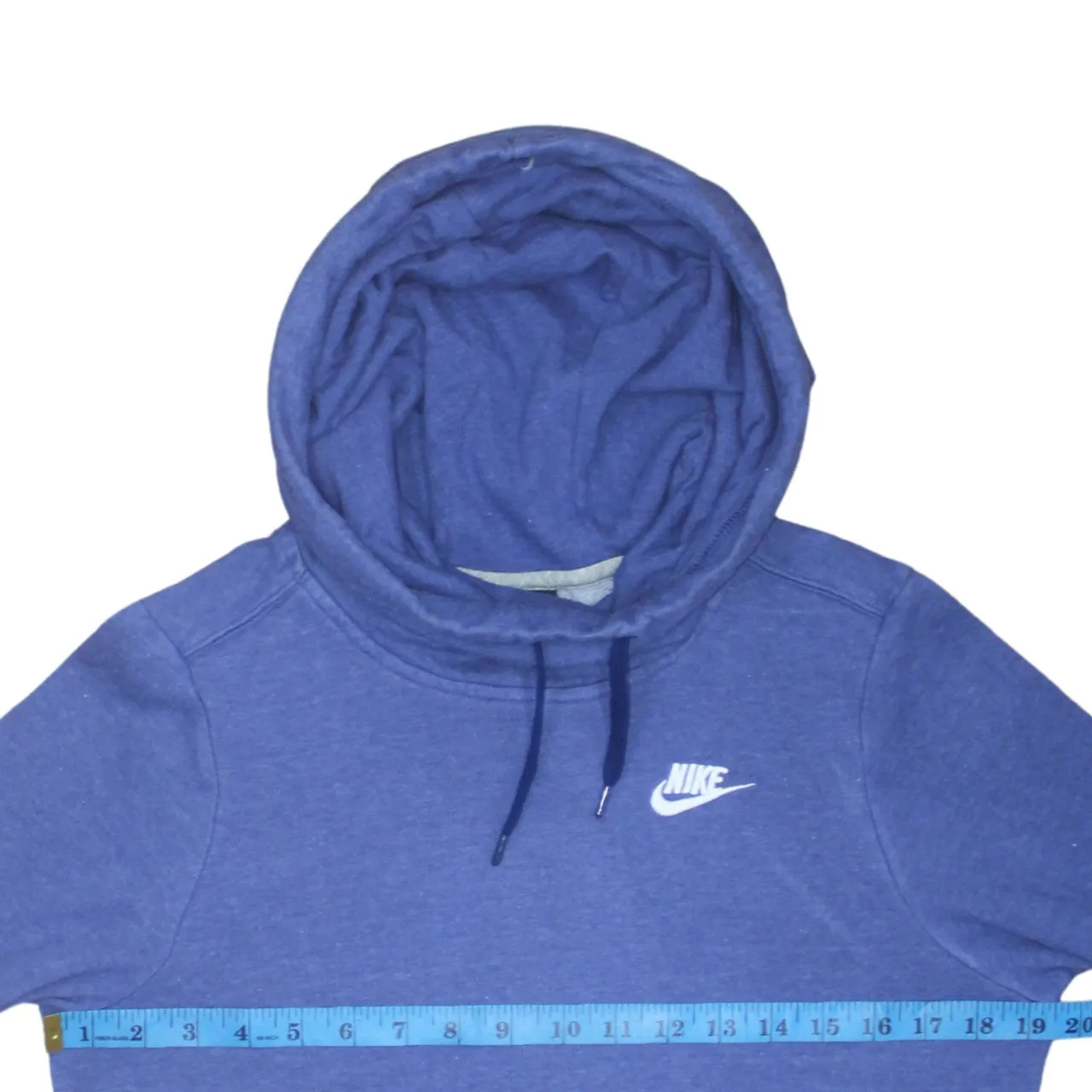 Nike 90's Swoosh Pullover Hoodie XSmall Blue sold by Vintage Club product image thumbnail 5