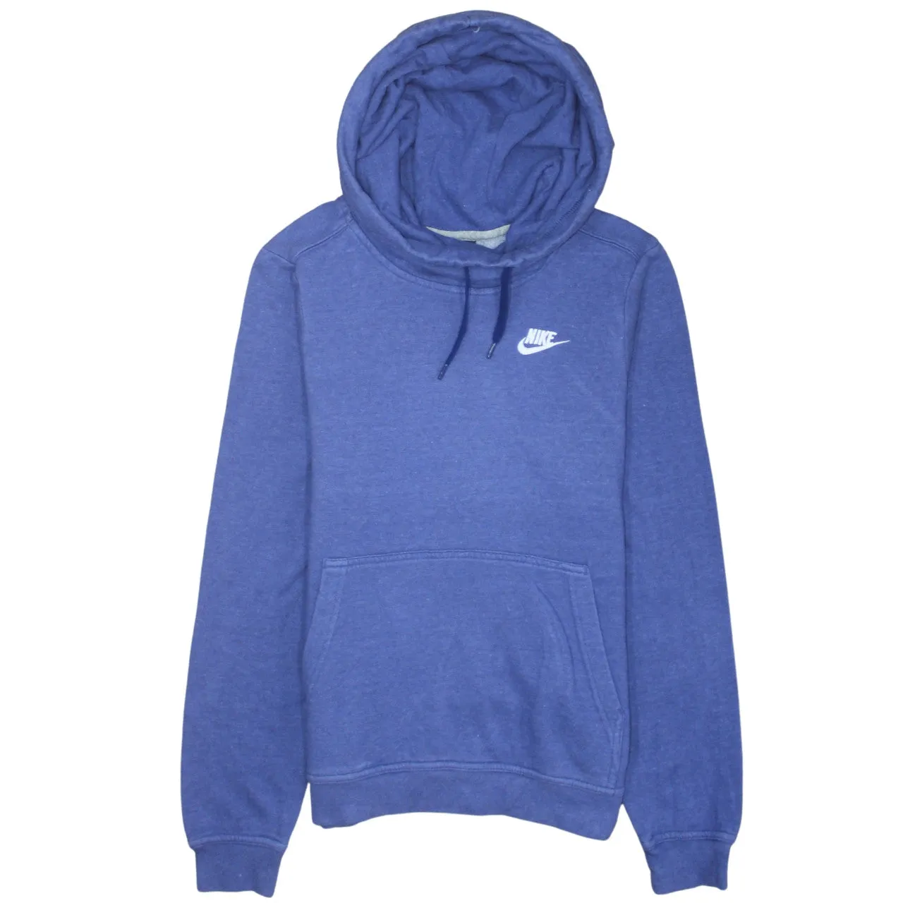 Nike 90's Swoosh Pullover Hoodie XSmall Blue sold by Vintage Club