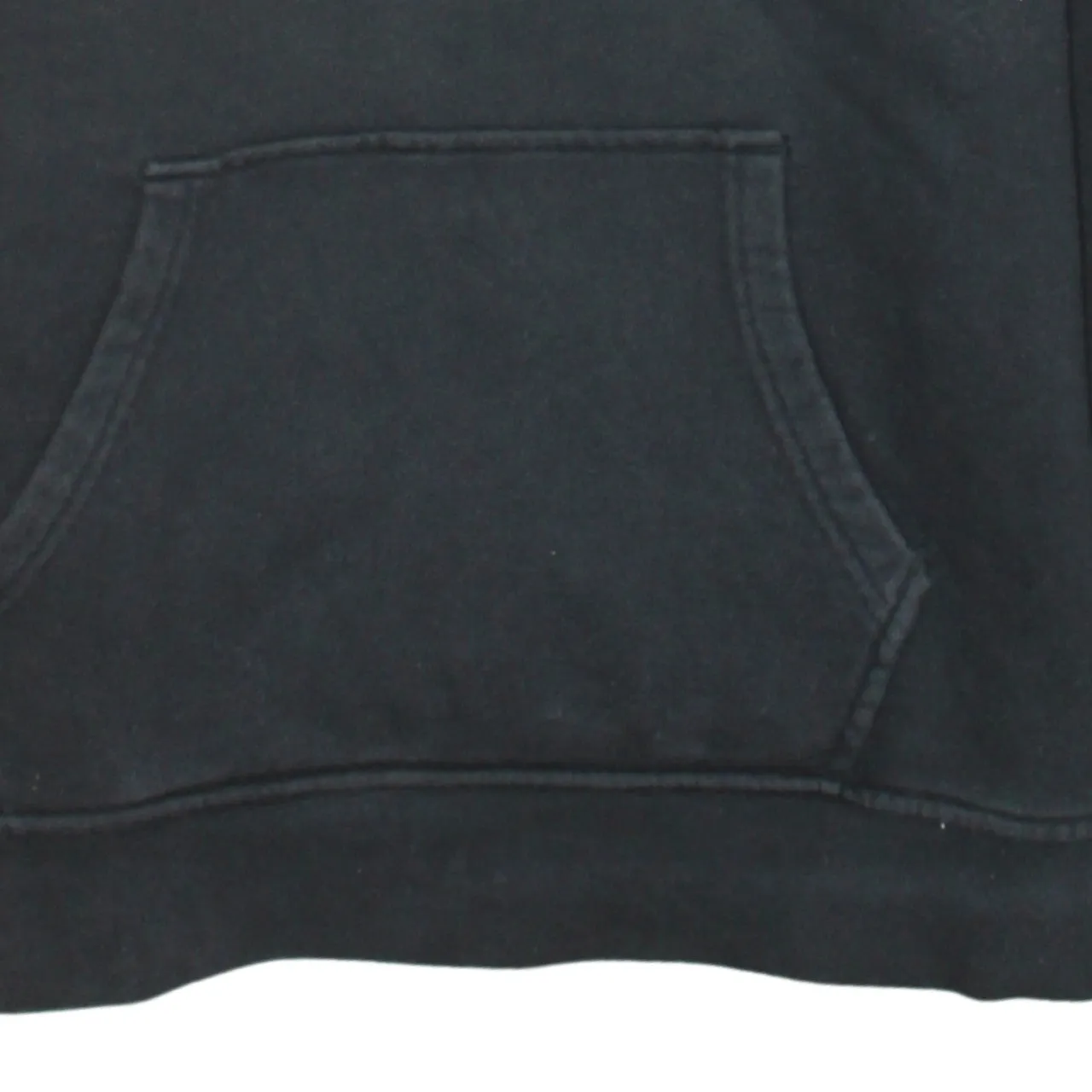 Adidas 90's Drawstring Pockets Pullover Hoodie Medium Black sold by Vintage Club product image thumbnail 4