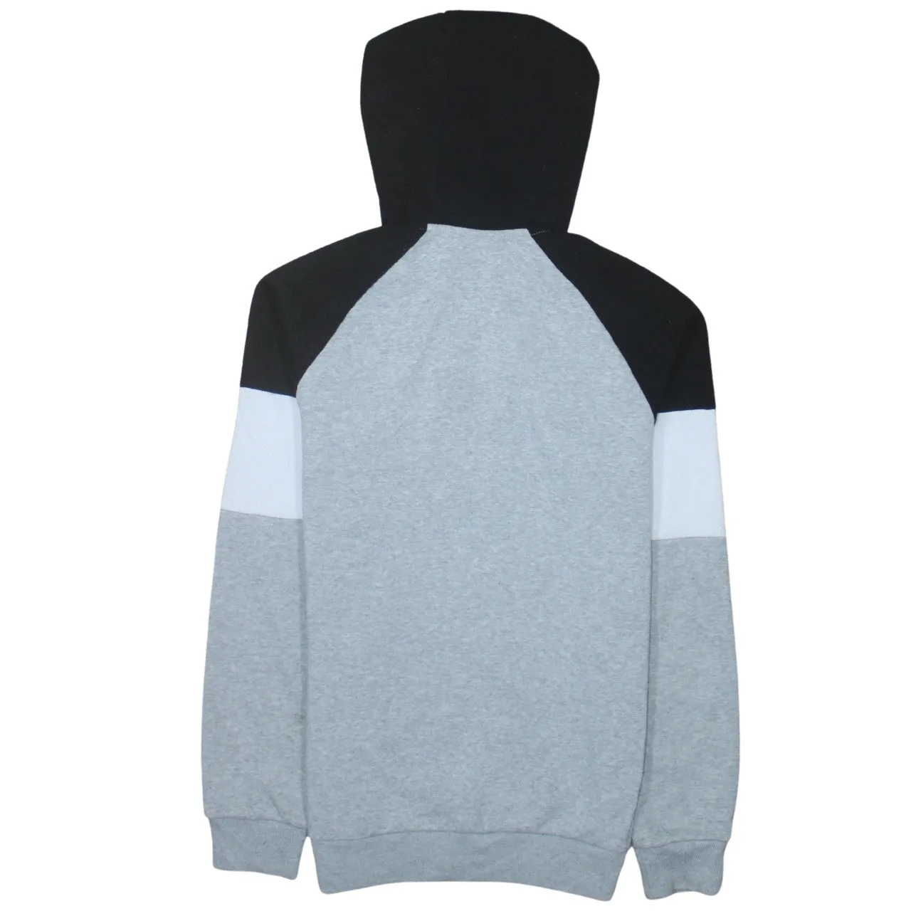 Slazenger 90's Drawstring Pockets Quarter Zip Hoodie Small Black sold by Vintage Club product image thumbnail 2