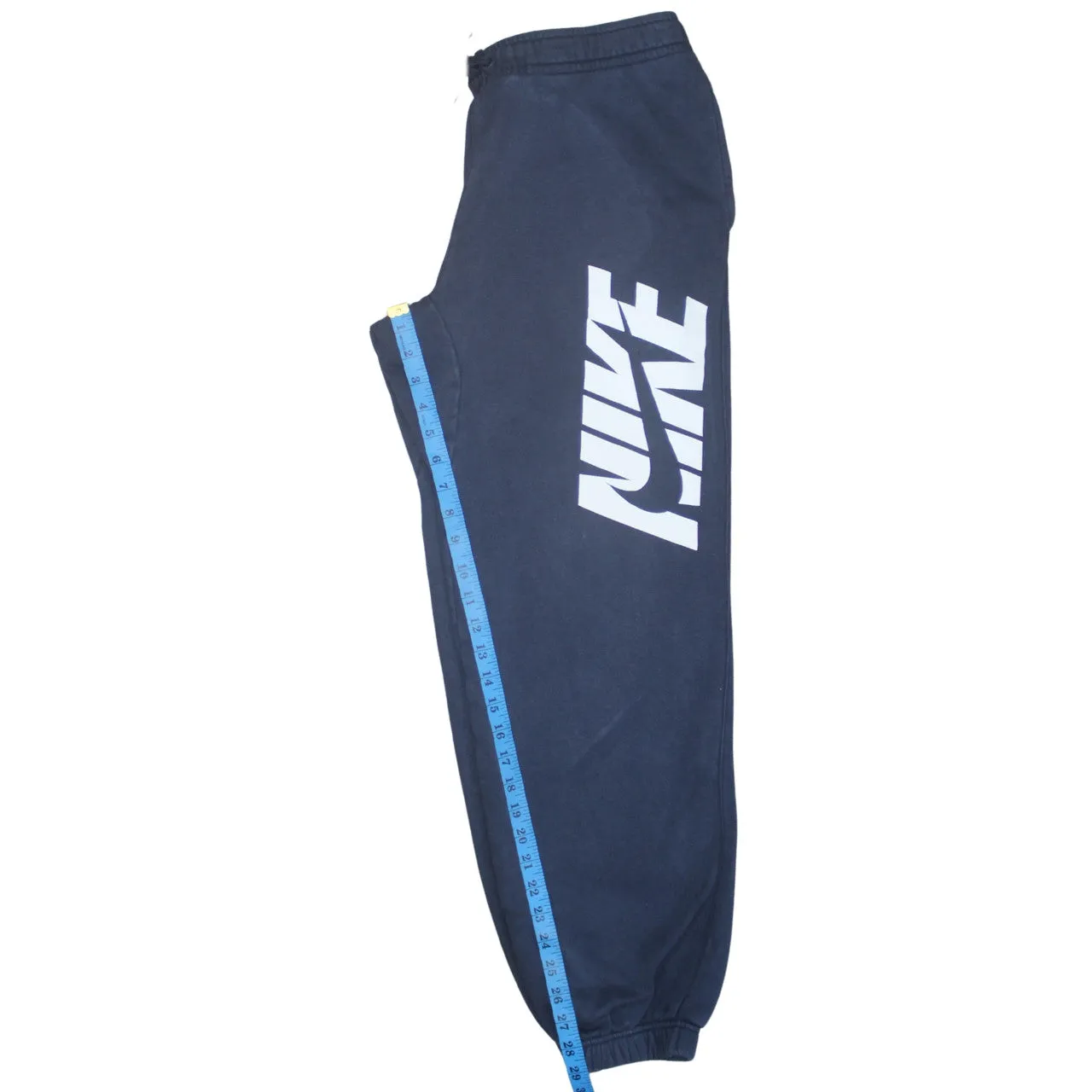 Nike 90's Swoosh Casual Joggers / Sweatpants Medium Navy Blue sold by Vintage Club product image thumbnail 5