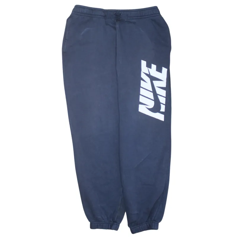 Nike 90's Swoosh Casual Joggers / Sweatpants Medium Navy Blue sold by Vintage Club