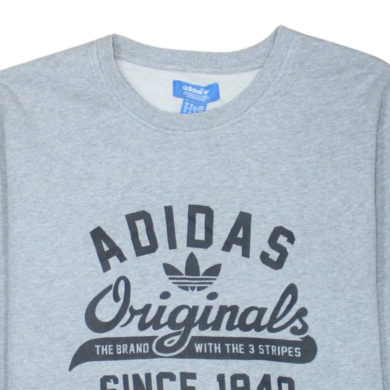 Adidas 90's Spellout Crew Neck Sweatshirt XLarge Grey sold by Vintage Club product image thumbnail 3