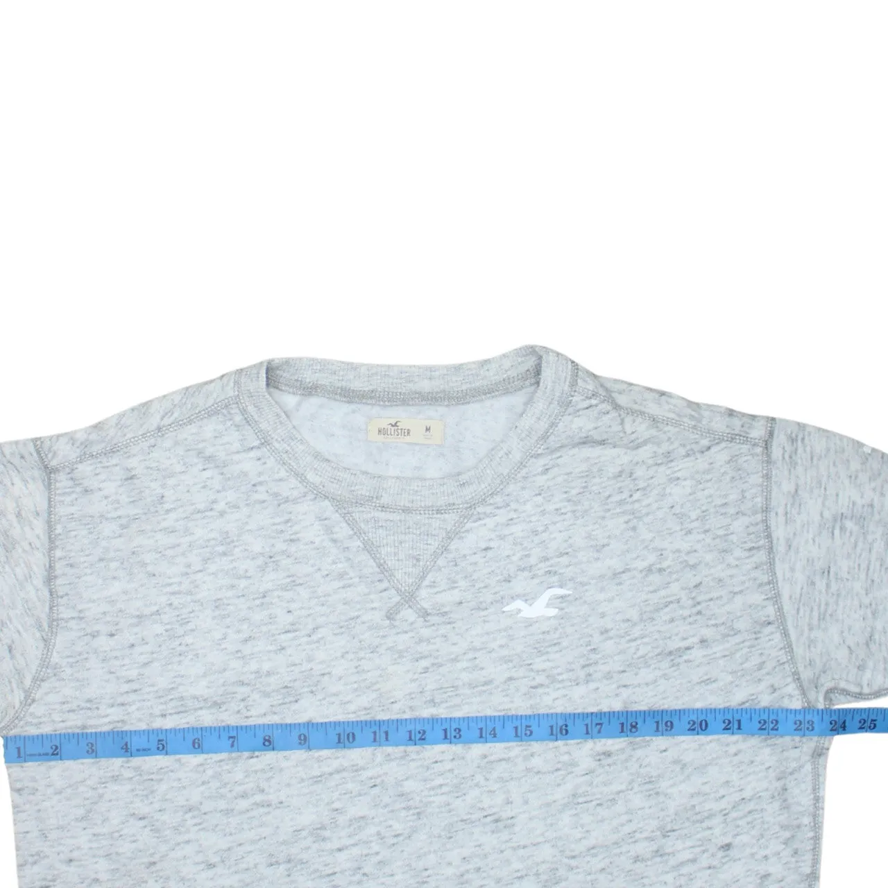 Hollister 90's Lightweight Crew Neck Sweatshirt Medium Grey sold by Vintage Club product image thumbnail 5
