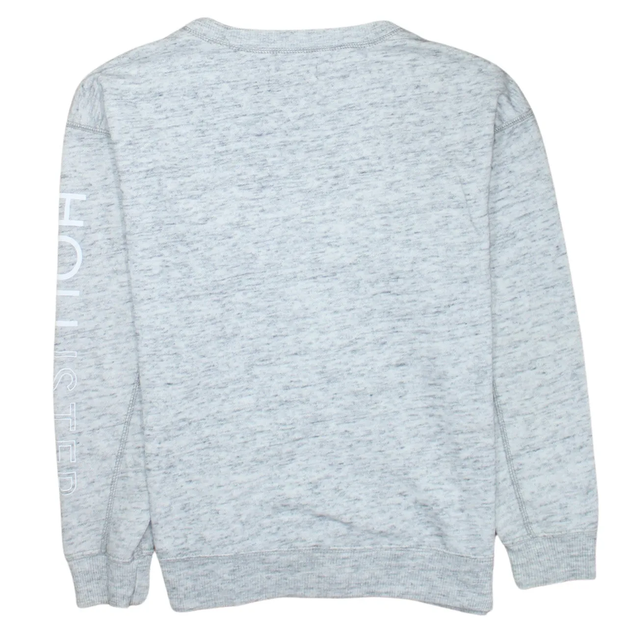 Hollister 90's Lightweight Crew Neck Sweatshirt Medium Grey sold by Vintage Club product image thumbnail 2