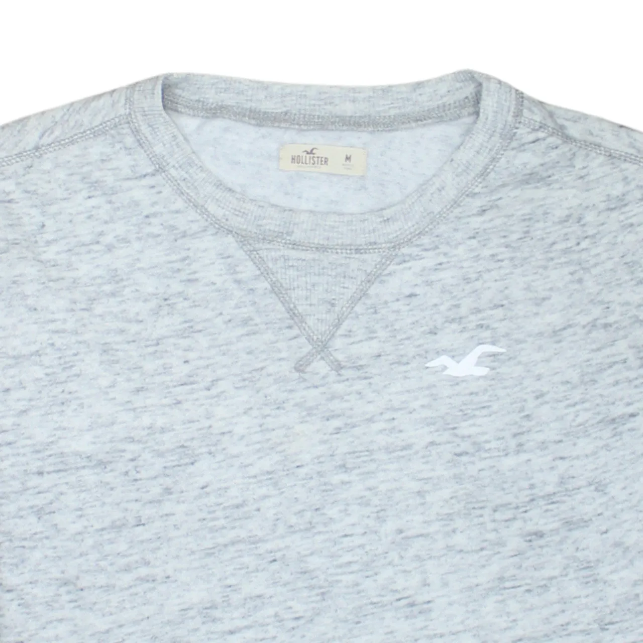 Hollister 90's Lightweight Crew Neck Sweatshirt Medium Grey sold by Vintage Club product image thumbnail 3