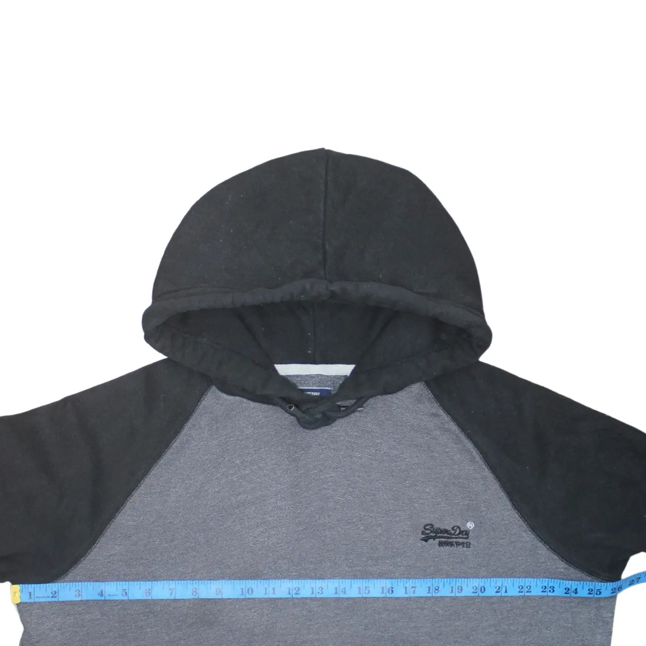 Super Dry 90's Drawstring Pockets Pullover Hoodie XXXLarge (3XL) Black sold by Vintage Club product image thumbnail 5