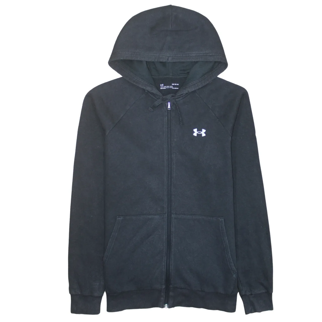 Under Armour 90's Sportswear Full Zip Up Hoodie Medium Black sold by Vintage Club