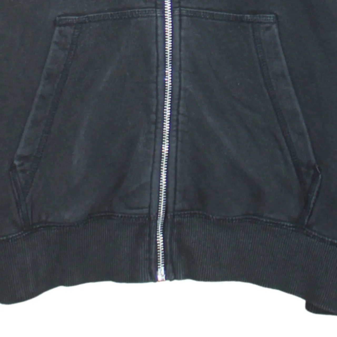 Nike 90's Swoosh Full Zip Up Hoodie Medium Black sold by Vintage Club product image thumbnail 4