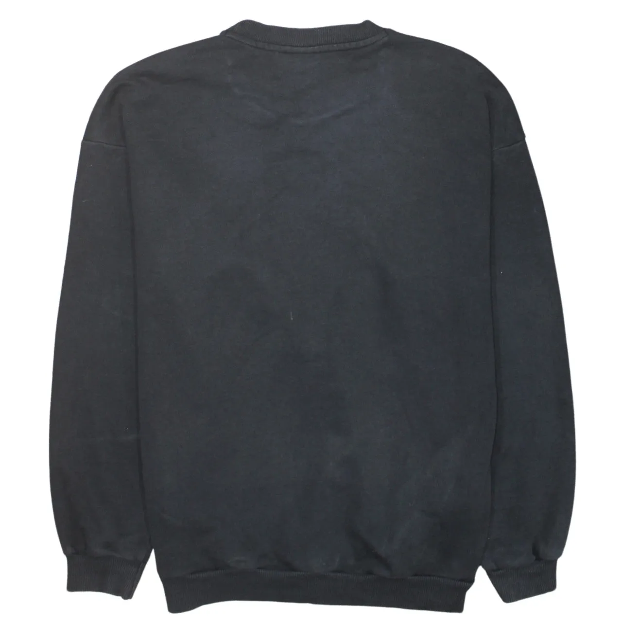 Adidas 90's Spellout Crew Neck Sweatshirt Small Black sold by Vintage Club product image thumbnail 2