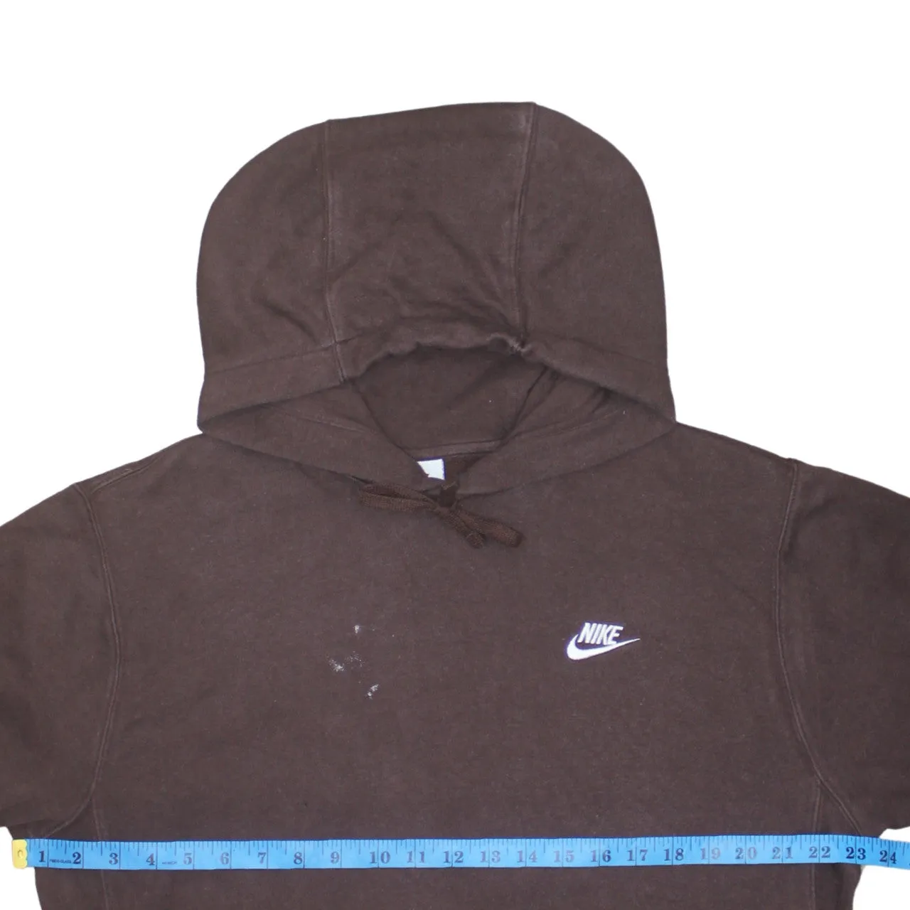 Nike 90's Swoosh Pullover Hoodie Small Brown sold by Vintage Club product image thumbnail 5