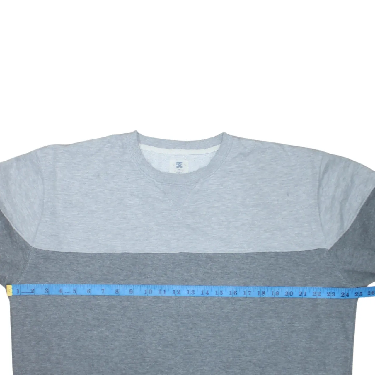 DC 90's Plain Crew Neck Sweatshirt XXLarge (2XL) Grey sold by Vintage Club product image thumbnail 5