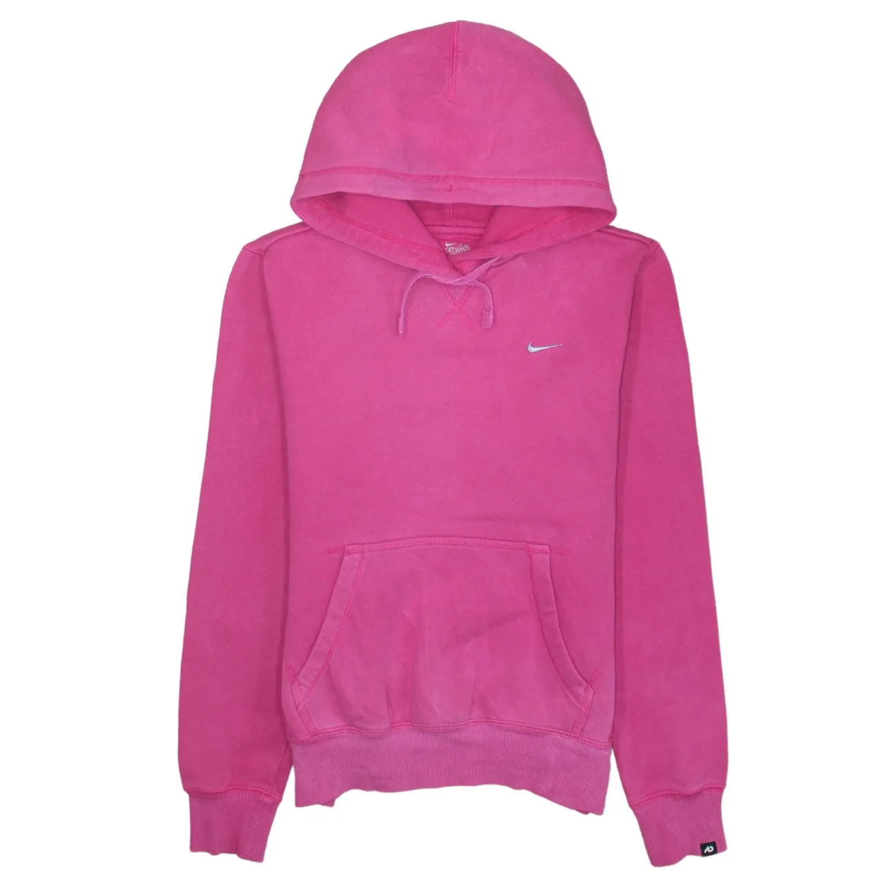 Nike 90's Swoosh Pullover Hoodie Medium Pink sold by Vintage Club
