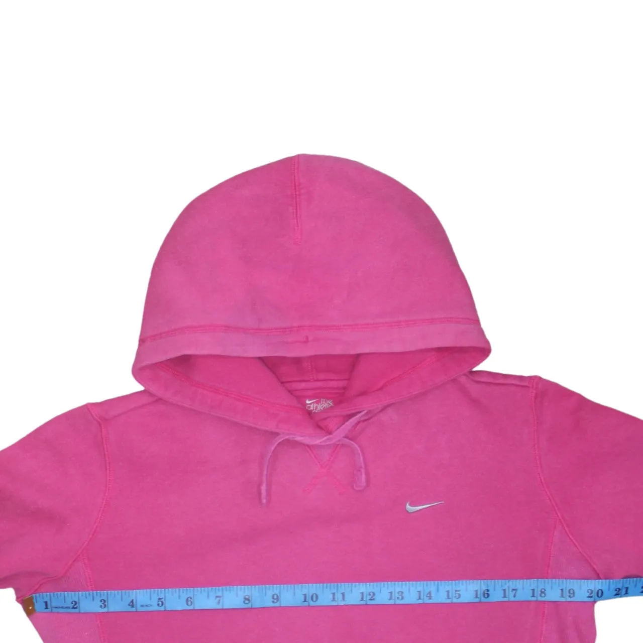 Nike 90's Swoosh Pullover Hoodie Medium Pink sold by Vintage Club product image thumbnail 5