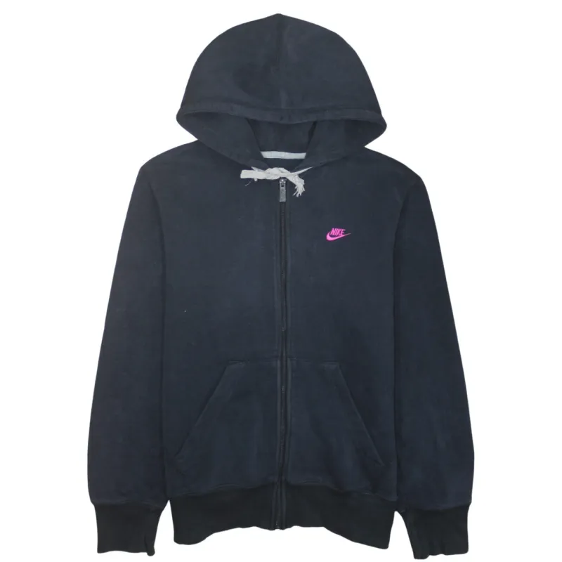 Nike 90's Swoosh Full Zip Up Hoodie Medium Black sold by Vintage Club