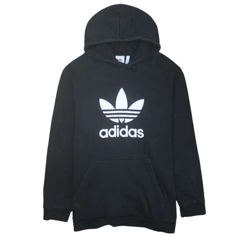 Adidas 90's Spellout Pullover Hoodie XXXLarge (3XL) Black sold by Vintage Club