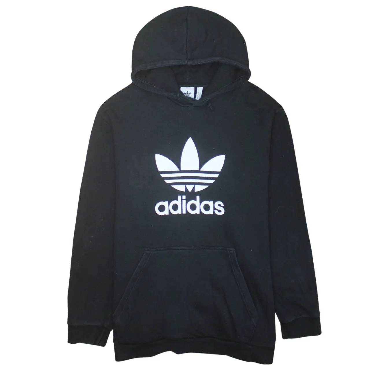 Adidas 90's Spellout Pullover Hoodie XXXLarge (3XL) Black sold by Vintage Club