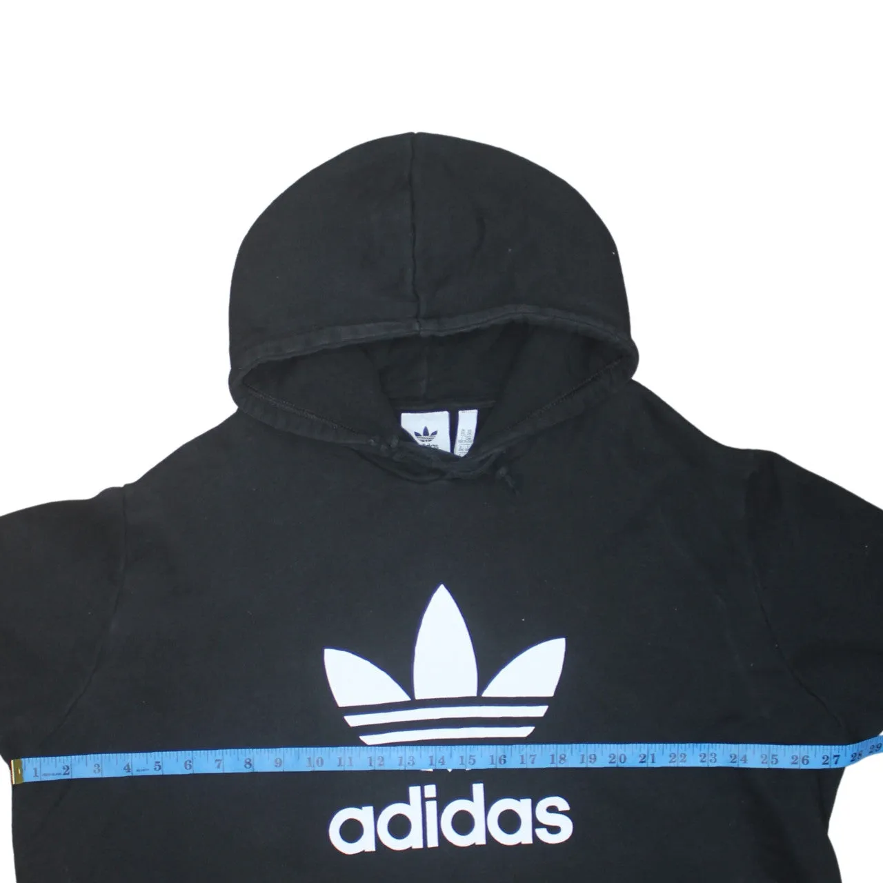 Adidas 90's Spellout Pullover Hoodie XXXLarge (3XL) Black sold by Vintage Club product image thumbnail 5