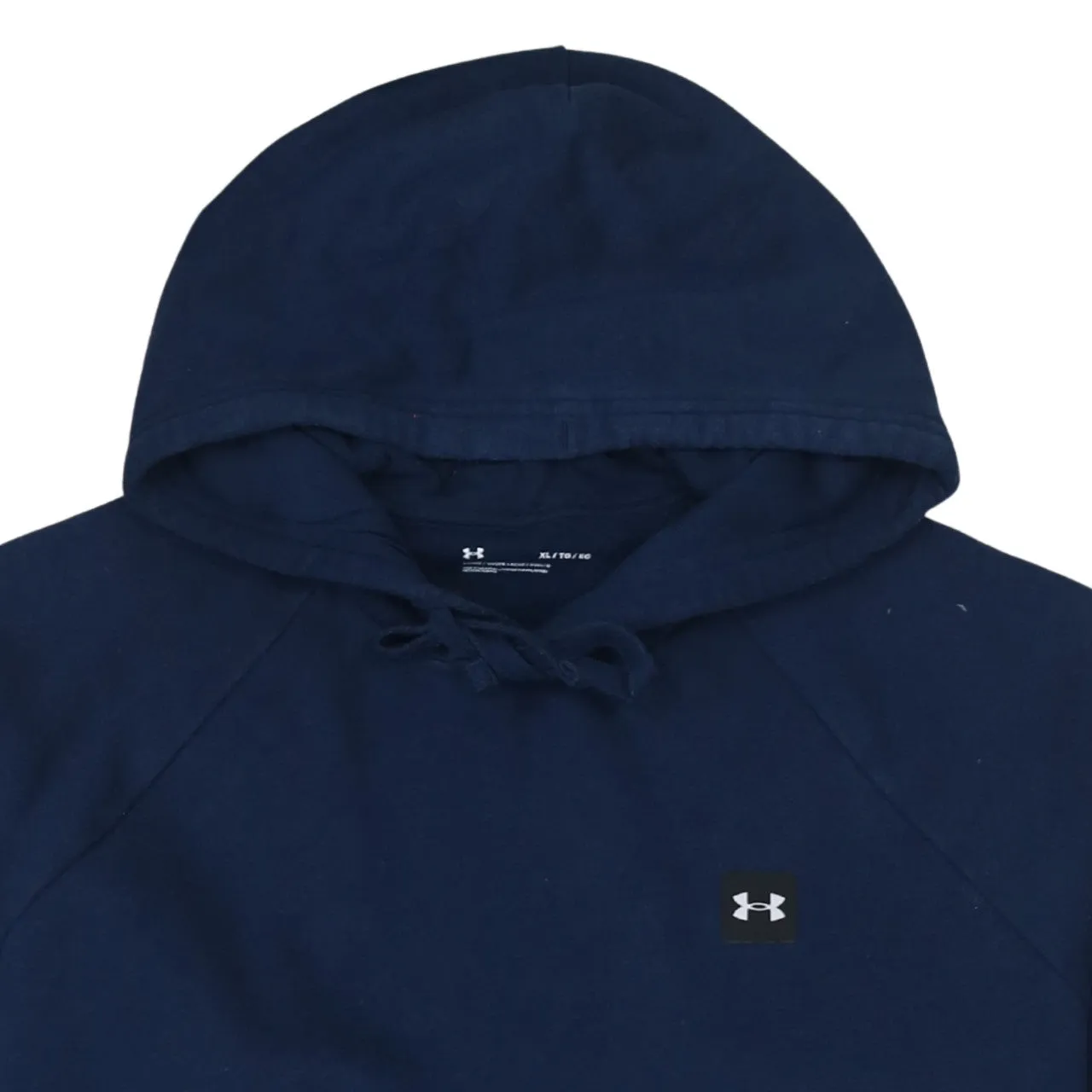 Under Armour 90's Drawstring Pockets Pullover Hoodie XLarge Navy Blue sold by Vintage Club product image thumbnail 3