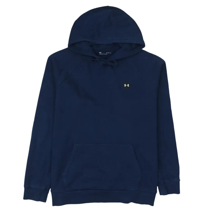 Under Armour 90's Drawstring Pockets Pullover Hoodie XLarge Navy Blue sold by Vintage Club