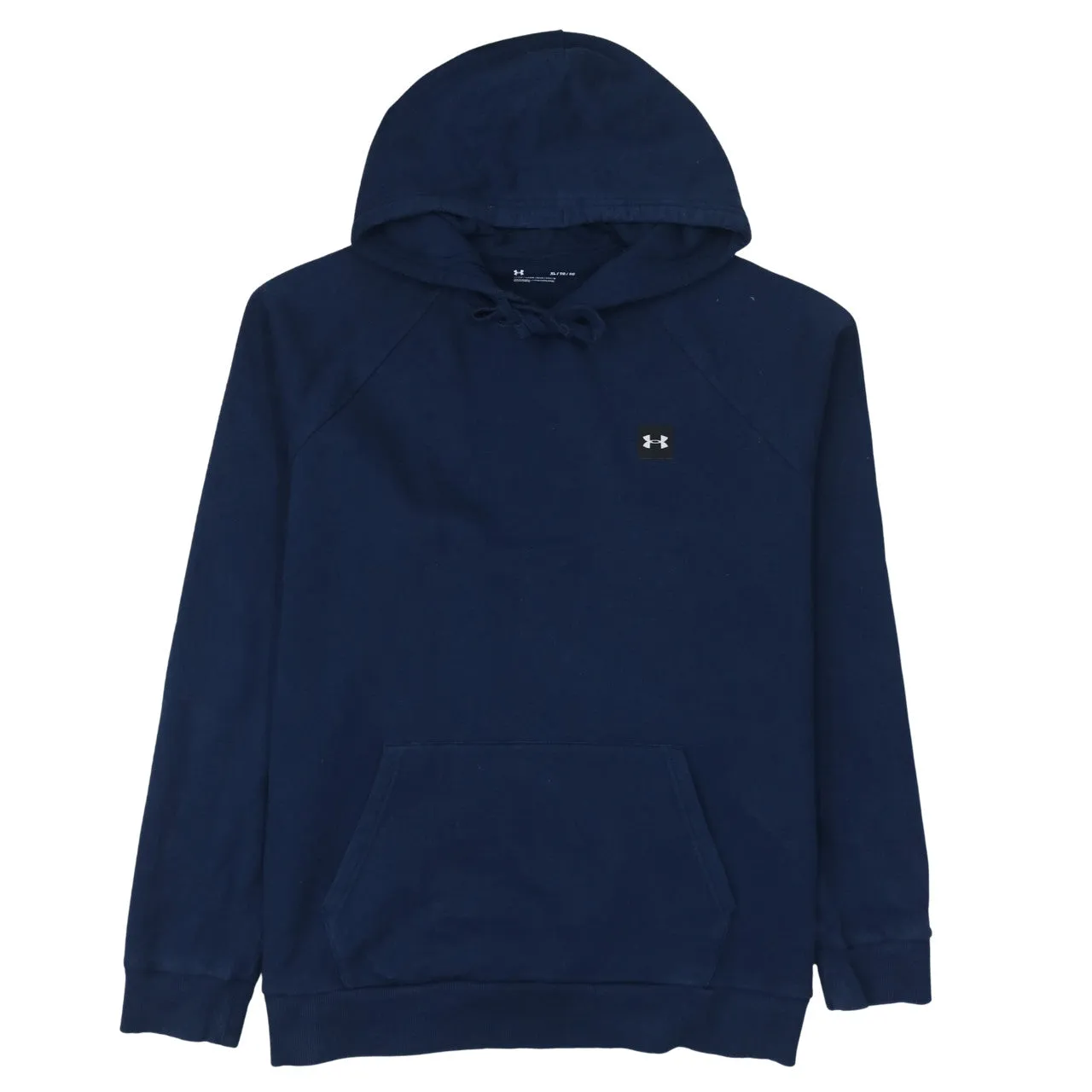 Under Armour 90's Drawstring Pockets Pullover Hoodie XLarge Navy Blue sold by Vintage Club