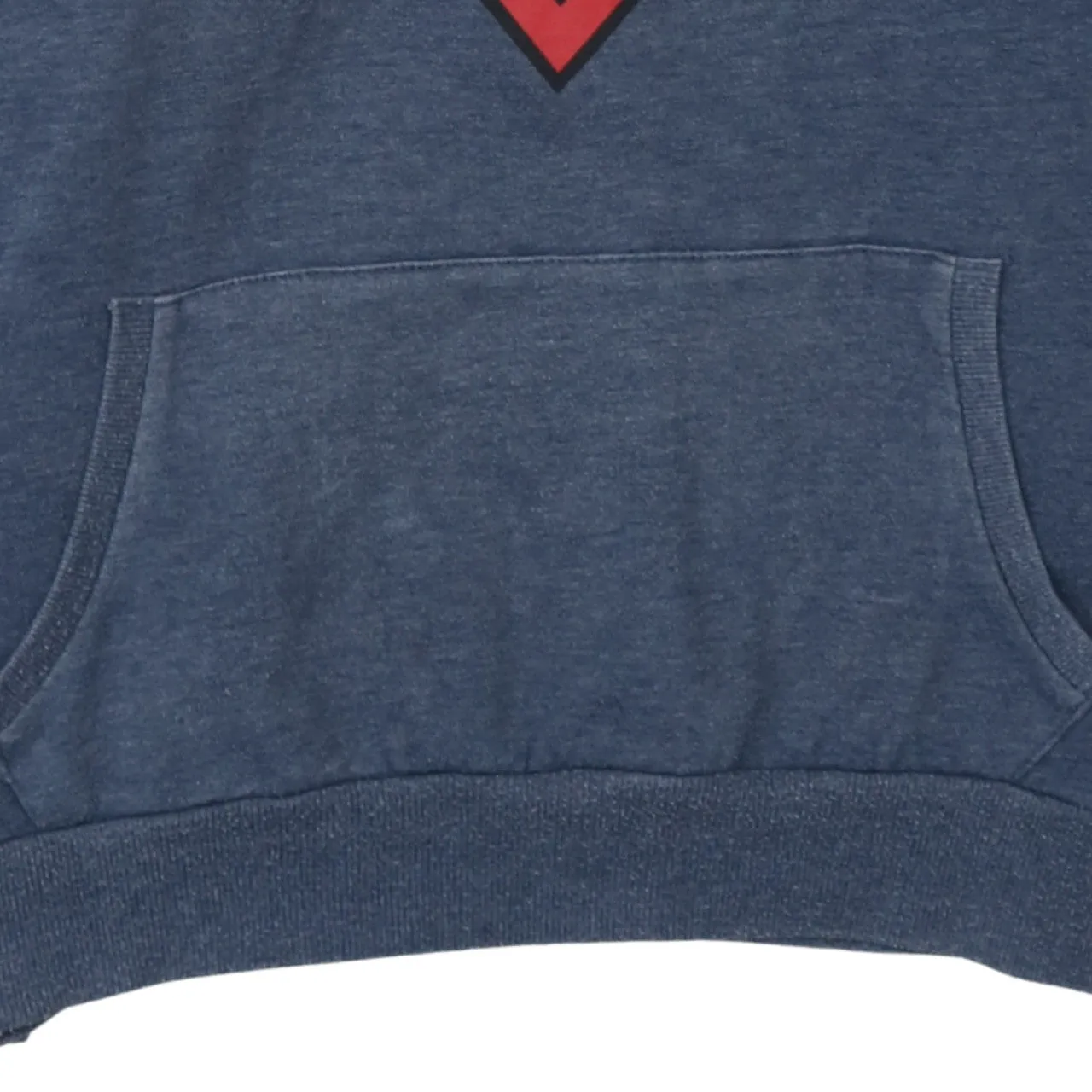 DC Superman 90's Spellout Pullover Hoodie XLarge Navy Blue sold by Vintage Club product image thumbnail 4