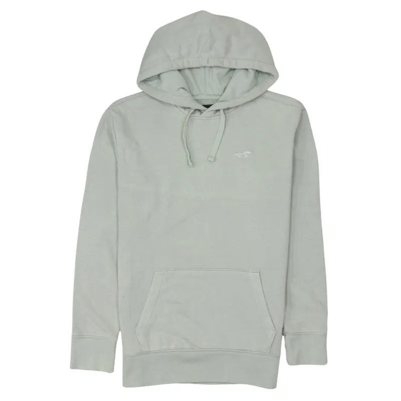 Hollister 90's Drawstring Pockets Pullover Hoodie Small Green sold by Vintage Club