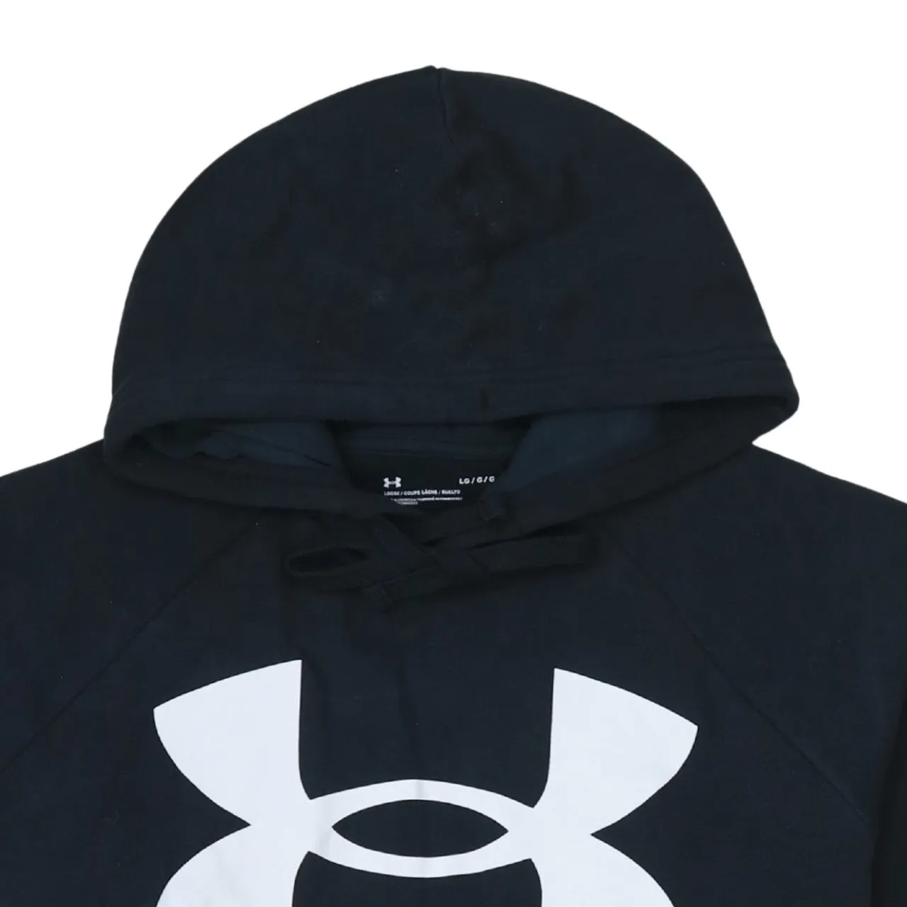 Under Armour 90's Spellout Pullover Hoodie Large Black sold by Vintage Club product image thumbnail 3