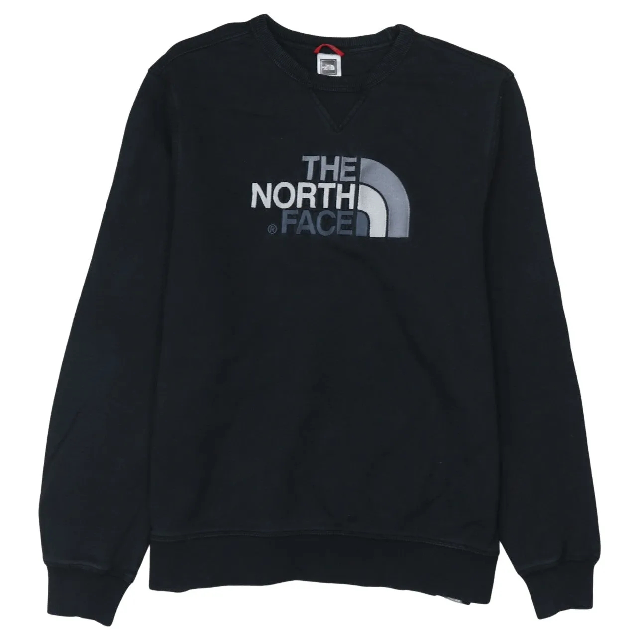 The North Face 90's Spellout Crew Neck Sweatshirt Large Black sold by Vintage Club