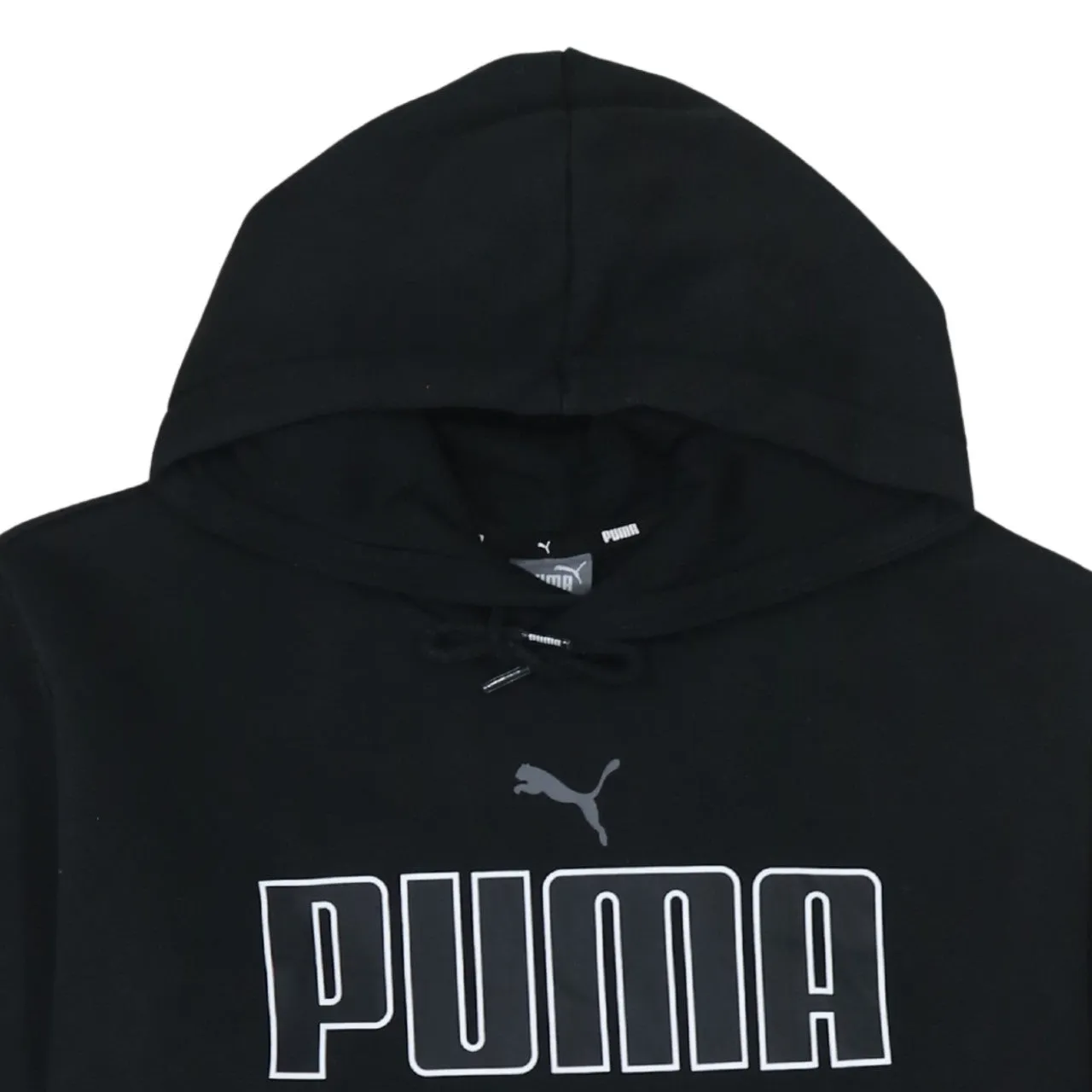 Puma 90's Spellout Pullover Hoodie Medium Black sold by Vintage Club product image thumbnail 3