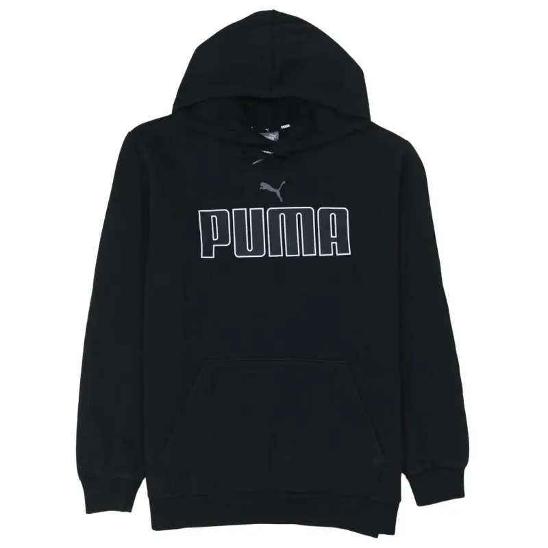 Puma 90's Spellout Pullover Hoodie Medium Black sold by Vintage Club