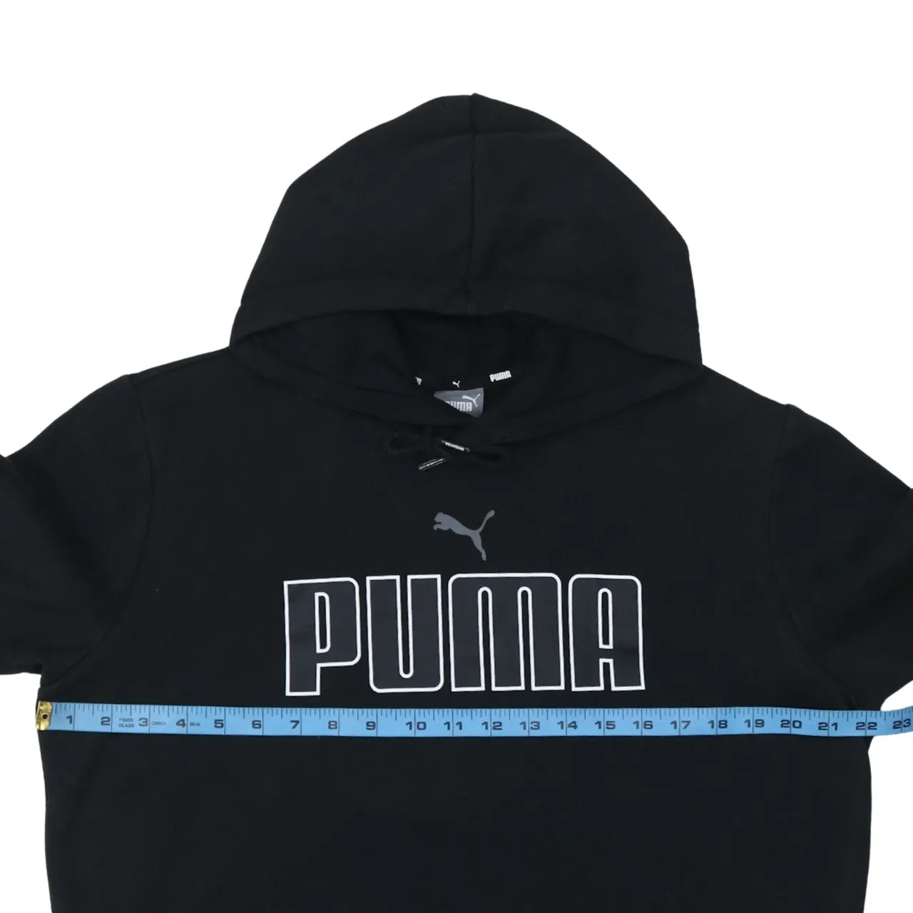 Puma 90's Spellout Pullover Hoodie Medium Black sold by Vintage Club product image thumbnail 5